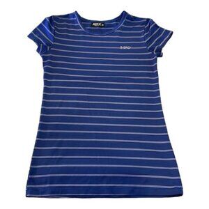 Aeropostale Blue Stripe Shirt Size Med EUC #4357